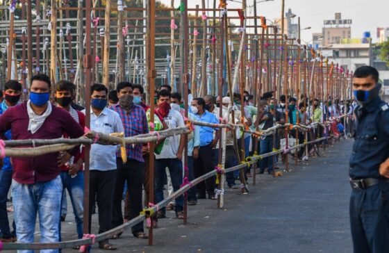 <strong>Benkimoun S.</strong>, Denis E.,  <strong>Telle O.</strong> (2020), “Mapping the lockdown effects in India: how geographers can contribute to tackle Covid-19 diffusion”, <em>The Conversation.</em>